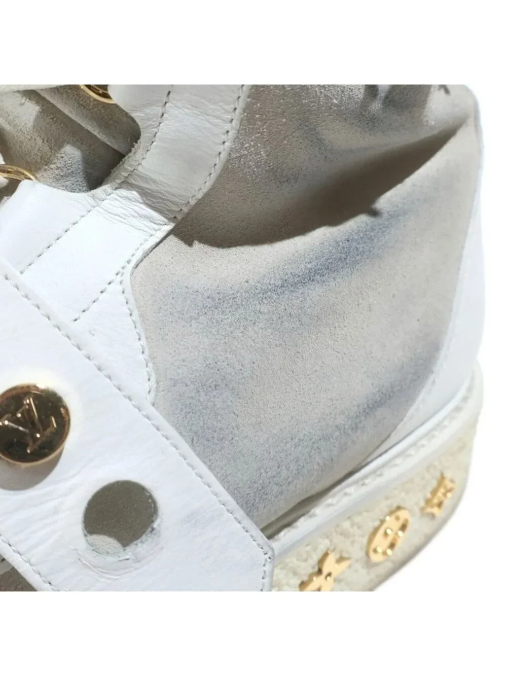 Louis Vuitton LV Creeper Line Chain Decoration Pointed Toe Ankle Boots High